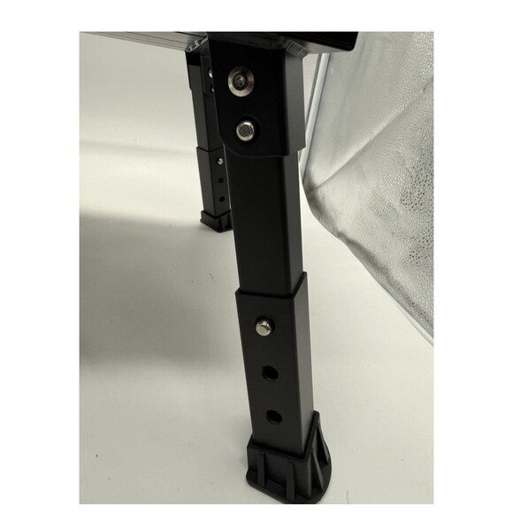 Adjustable Height Aluminum RV Step Stool Stable Foldable Platform Support 1k lbs - Picture 15 of 16